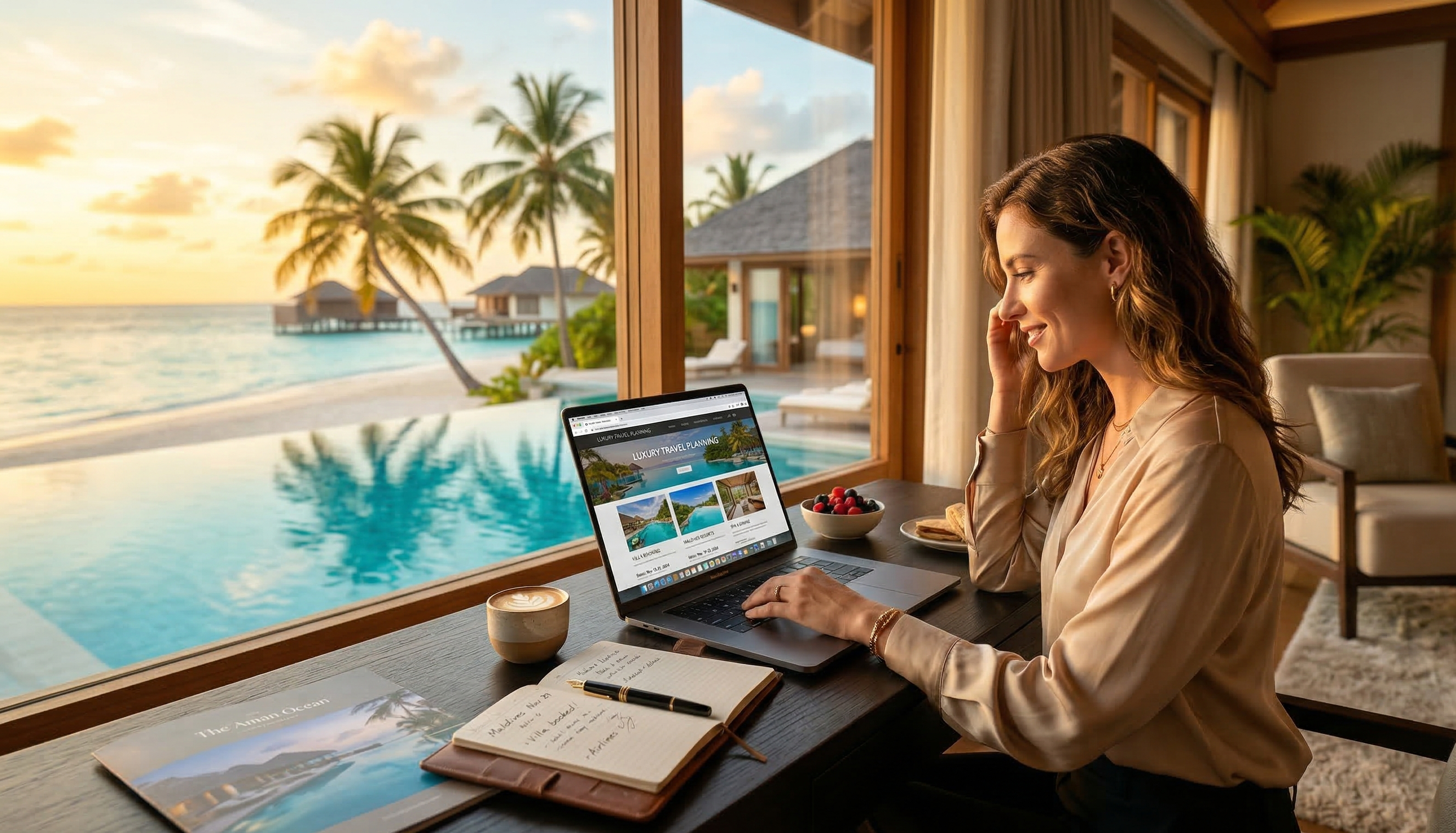 Luxury hotel suite representing LuxuryGlobal™ advisory