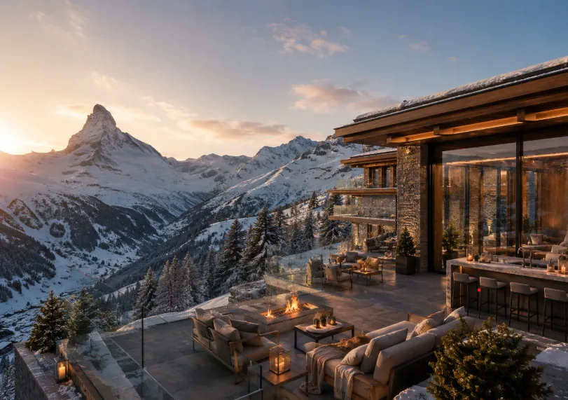 Swiss Alps — alpine luxury lodges