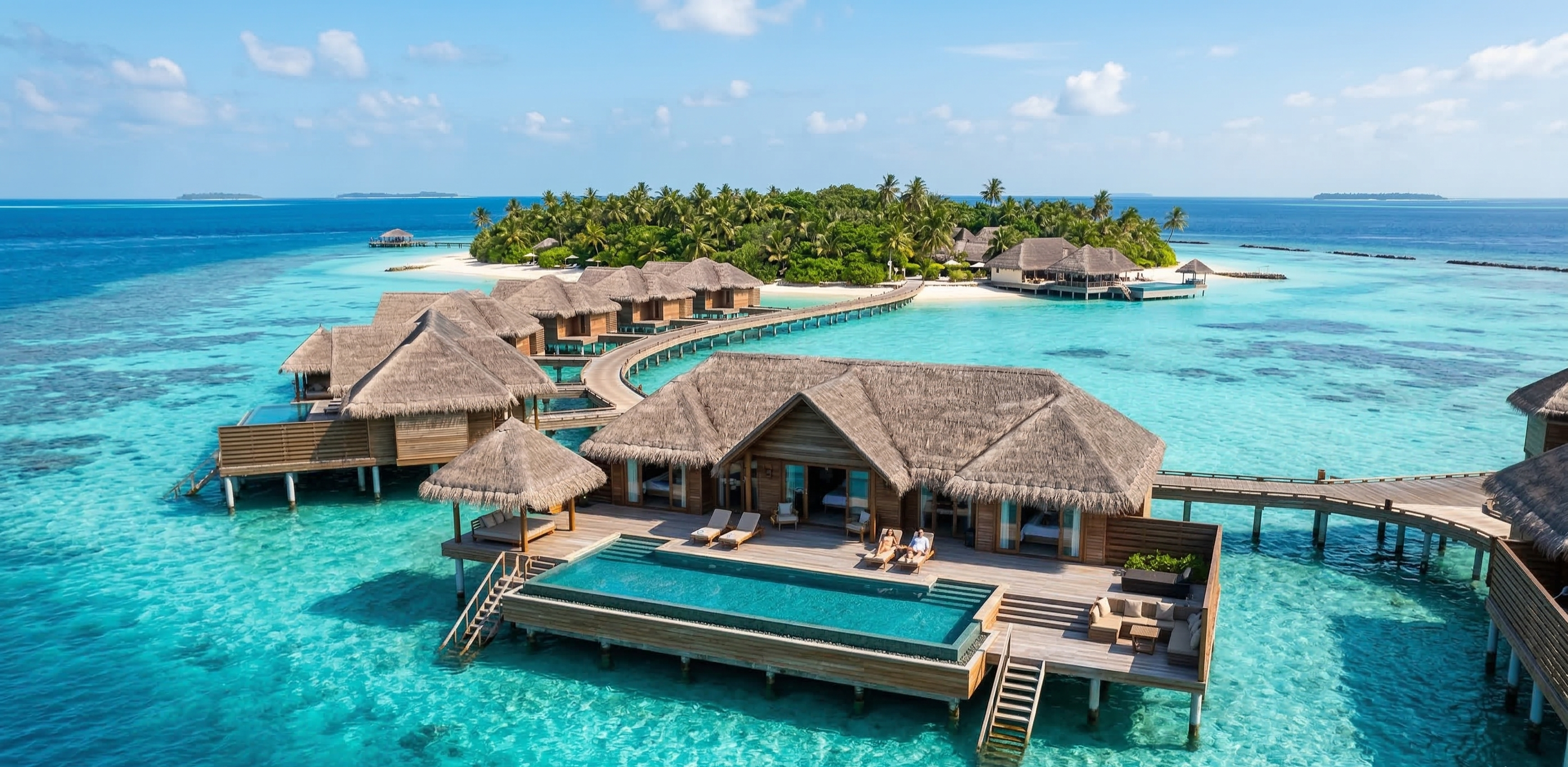 Private luxury resort with panoramic natural setting