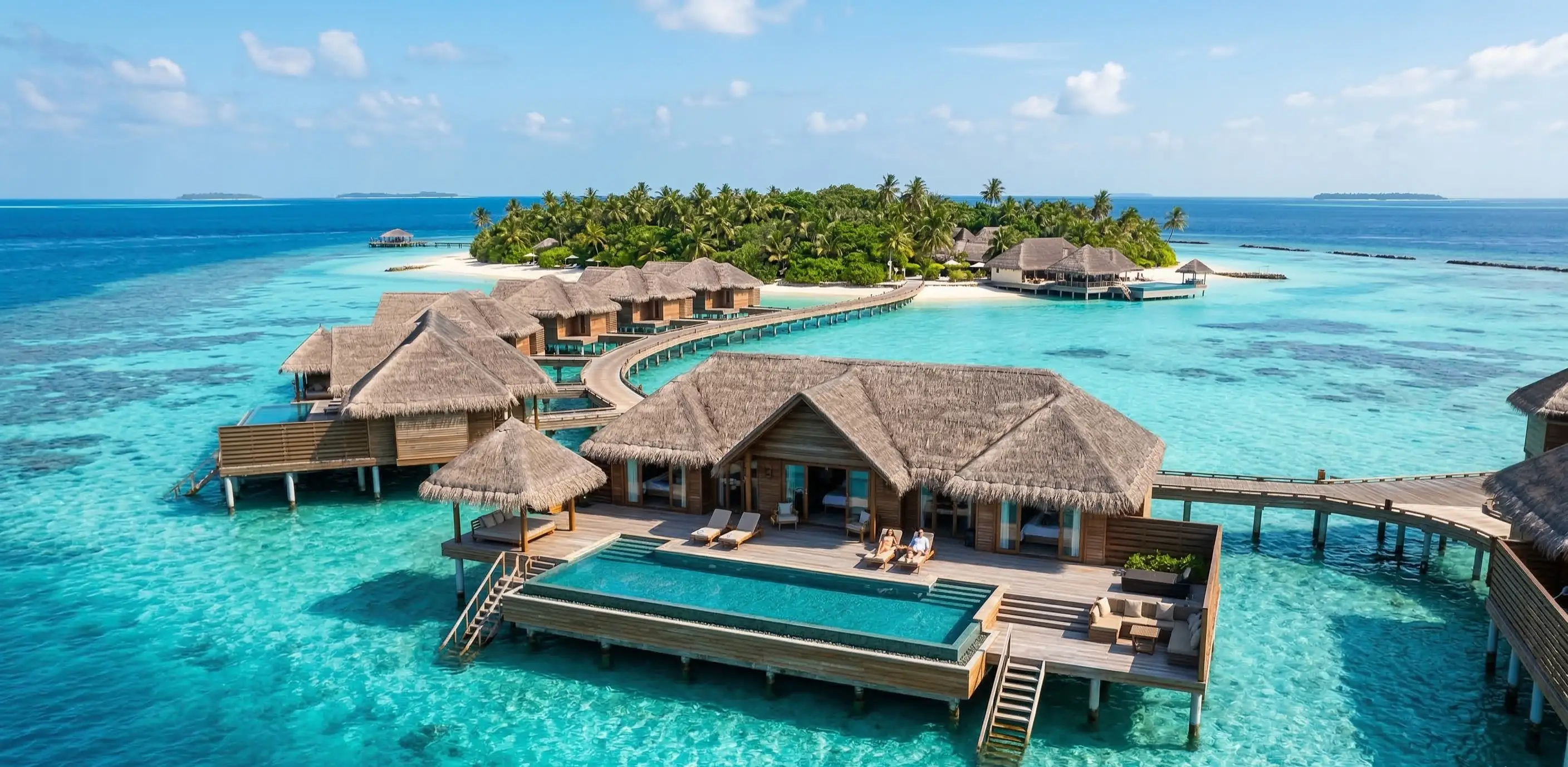 Private luxury resort with panoramic natural setting
